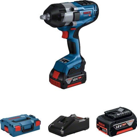 KLUCZ UDAROWY AKUMULATOROWY 1/2' GDS 18V-1000 2*5.0AH BOSCH KLUCZ UDAROWY AKUMULATOROWY 1/2' GDS 18V-1000 2*5.0AH BOSCH