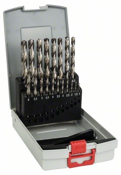 KOMPLET WIERTEŁ DO METALU HSS-G ZESTAW 19 SZT BOSCH KOMPLET WIERTEŁ DO METALU HSS-G ZESTAW 19 SZT BOSCH