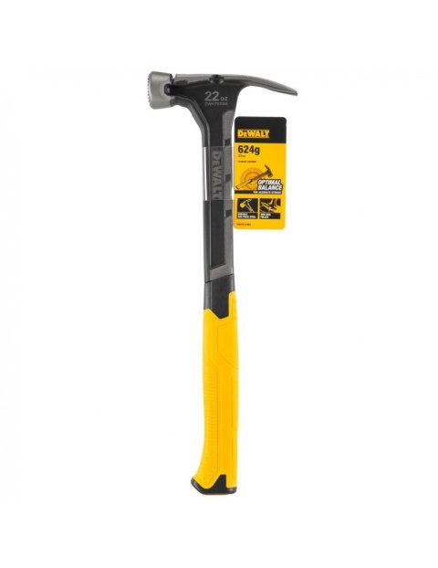 MŁOTEK STALOWY 1-CZĘŚCIOWY 624G PROSTY DEWALT MŁOTEK STALOWY 1-CZĘŚCIOWY 624G PROSTY DEWALT