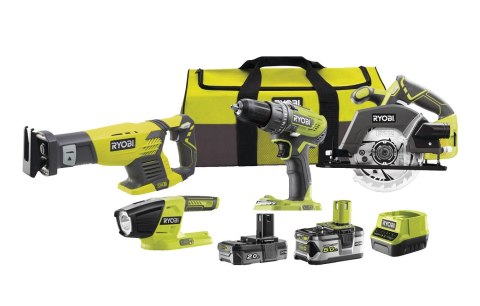 ZESTAW 18V R18DD3+RWSL1801+RRS1801+R18T 1*5.0AH 1*2.0AH RYOBI
