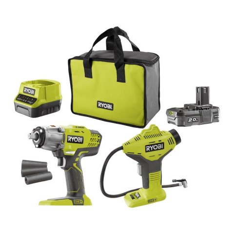 ZESTAW NARZĘDZI 18V R18IWPI-120S 1*2.0AH ONE+ RYOBI