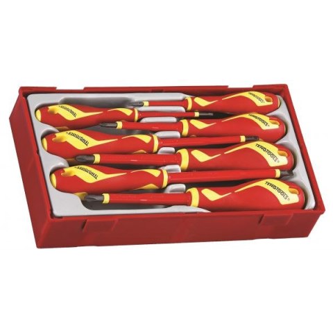 ZESTAW WKRĘTAKÓW IZOLOWANYCH 1000V, 7SZT. TENG TOOLS ZESTAW WKRĘTAKÓW IZOLOWANYCH 1000V, 7SZT. TENG TOOLS