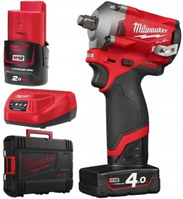 KLUCZ UDAROWY AKUM. 3/8'' M12FIW38-422X 1*4.0AH 1*2.0AH MILWAUKEE