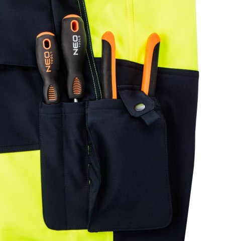 SPODNIE ROBOCZE DO PASA OSTRZEGAWCZE SOFTSHELL,ŻÓŁTE,ROZ.XXL NEO SPODNIE ROBOCZE DO PASA OSTRZEGAWCZE SOFTSHELL,ŻÓŁTE,ROZ.XXL NEO