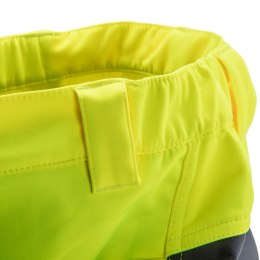 SPODNIE ROBOCZE DO PASA OSTRZEGAWCZE SOFTSHELL,ŻÓŁTE, ROZ. M NEO