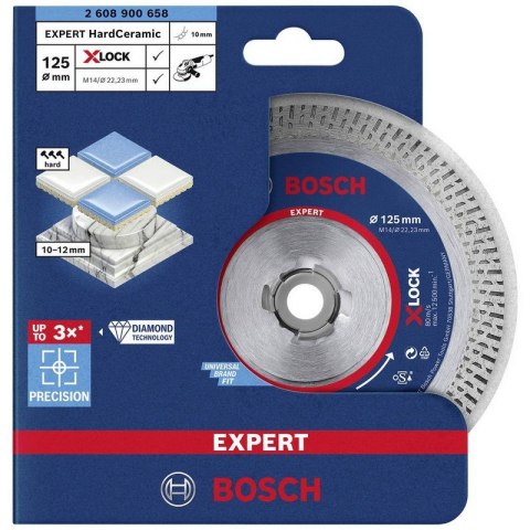 TARCZA DIAMENTOWA EXPERT HARD CERAMIC 125*1.4 X-LOCK BOSCH TARCZA DIAMENTOWA EXPERT HARD CERAMIC 125*1.4 X-LOCK BOSCH