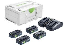 ZESTAW ENERGII SYS 18V 4*4.0AH TCL 6 DUO FESTOOL