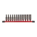 ZESTAW NASADEK UDAROWYCH SHOCKWAVE 1/4'' 12 EL. MILWAUKEE
