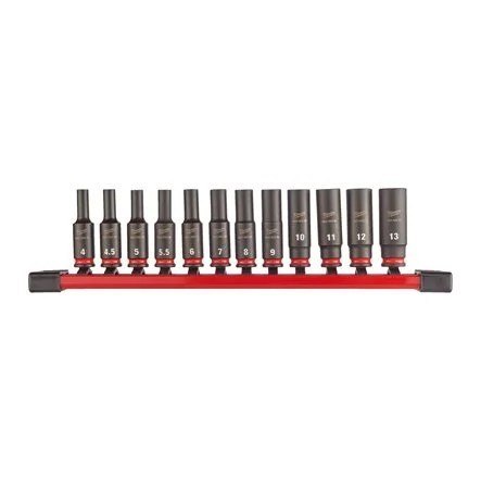 ZESTAW NASADEK UDAROWYCH SHOCKWAVE 1/4'' 12 EL. MILWAUKEE ZESTAW NASADEK UDAROWYCH SHOCKWAVE 1/4'' 12 EL. MILWAUKEE