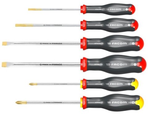 ZESTAW WKRĘTAKÓW PROTWIST 2, 6SZT. FACOM ZESTAW WKRĘTAKÓW PROTWIST 2, 6SZT. FACOM