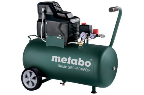 KOMPRESOR BEZOLEJOWY 50L BASIC 250-50 W OF METABO KOMPRESOR BEZOLEJOWY 50L BASIC 250-50 W OF METABO