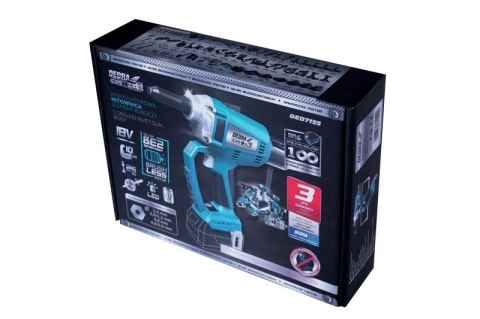 NITOWNICA AKUMULATOROWA 10KN 18V 0*AH SAS+ALL DEDRA