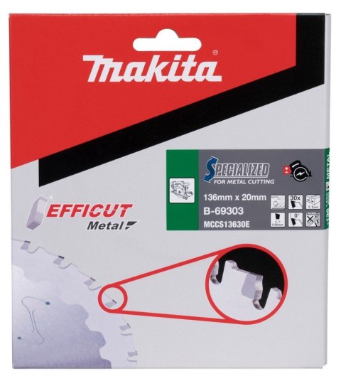PIŁA SPIEKOWA 'EFFICUT' 136*20*30Z TCT MAKITA PIŁA SPIEKOWA 'EFFICUT' 136*20*30Z TCT MAKITA