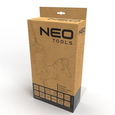 PROSTOWNIK AUTOMATYCZNY 6A/100W,3-150AH DO AGM/GEL NEO PROSTOWNIK AUTOMATYCZNY 6A/100W,3-150AH DO AGM/GEL NEO