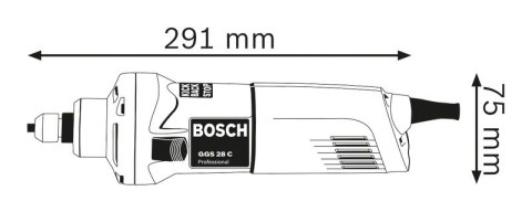 SZLIFIERKA PROSTA GGS 28 C 600W BOSCH SZLIFIERKA PROSTA GGS 28 C 600W BOSCH