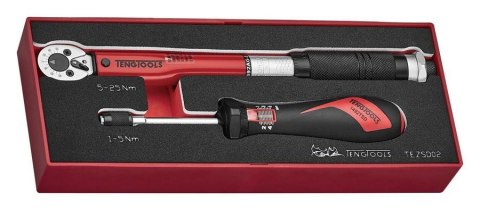 ZESTAW KLUCZ I WKRĘTAK DYNAMOMETRYCZNY 1/4'' TEZSD02 TENG TOOLS ZESTAW KLUCZ I WKRĘTAK DYNAMOMETRYCZNY 1/4'' TEZSD02 TENG TOOLS