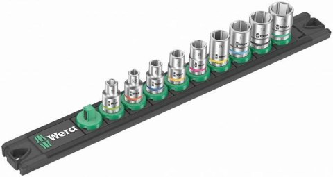 ZESTAW KLUCZY NASADOWYCH ZYKLOP 1/4'', 9CZ LISTWA MAGNETYCZN WERA ZESTAW KLUCZY NASADOWYCH ZYKLOP 1/4'', 9CZ LISTWA MAGNETYCZN WERA