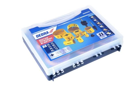 ZESTAW OTWORNIC BI-METALOWYCH 11 SZT. DEDRA ZESTAW OTWORNIC BI-METALOWYCH 11 SZT. DEDRA