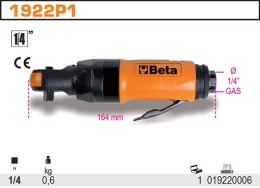 KLUCZ KĄTOWY PNEUMATYCZNY 1/4'' 2-KIER. Z MECH. ZAPAD. 68NM BETA