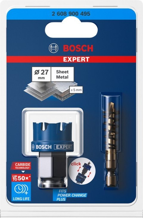 OTWORNICA TCT EXPERT SHEETMET 27MM BOSCH OTWORNICA TCT EXPERT SHEETMET 27MM BOSCH