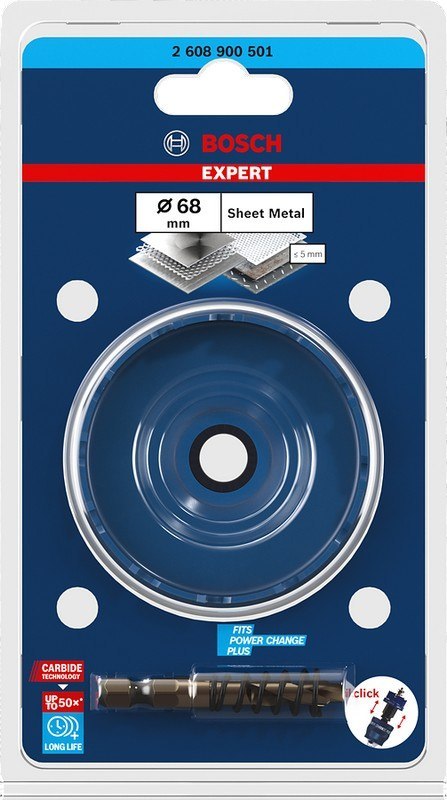OTWORNICA TCT EXPERT SHEETMET 68MM BOSCH OTWORNICA TCT EXPERT SHEETMET 68MM BOSCH