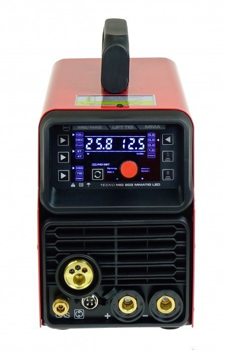 PÓŁAUTOMAT SPAWALNICZY TECNOMIG 203 MIG/TIG/MMA SYNERGIC LED IDEAL PÓŁAUTOMAT SPAWALNICZY TECNOMIG 203 MIG/TIG/MMA SYNERGIC LED IDEAL