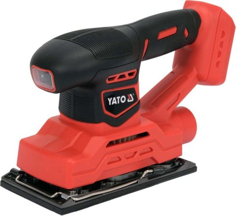SZLIFIERKA OSCYLACYJNA 18V 90*187MM BEZ AKUMULATORA YATO SZLIFIERKA OSCYLACYJNA 18V 90*187MM BEZ AKUMULATORA YATO