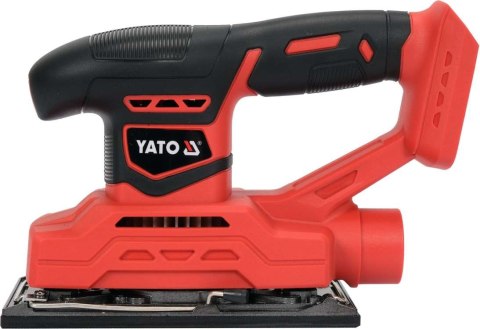 SZLIFIERKA OSCYLACYJNA 18V 90*187MM BEZ AKUMULATORA YATO SZLIFIERKA OSCYLACYJNA 18V 90*187MM BEZ AKUMULATORA YATO