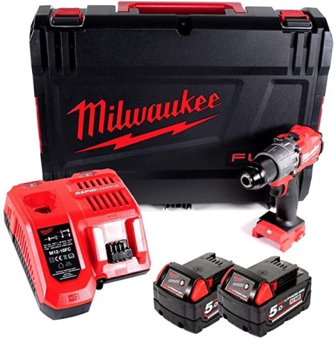 WIERTARKO-WKRĘTARKA AKUMULATOROWA M18FPD2-502X 2*5.0AH MILWAUKEE WIERTARKO-WKRĘTARKA AKUMULATOROWA M18FPD2-502X 2*5.0AH MILWAUKEE