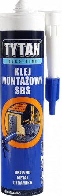 KLEJ MONTAŻOWY TYTAN EURO-LINE 280ML – MOCNY, ELASTYCZNY I WODOODPORNY