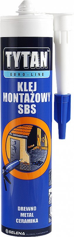 KLEJ MONTAŻOWY 280ML TYTAN EURO-LINE KLEJ MONTAŻOWY 280ML TYTAN EURO-LINE