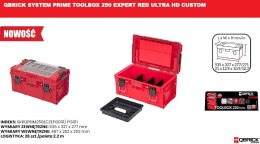 SKRZYNKA NARZĘDZIOWA QBRICK SYSTEM PRIME TOOLBOX 250 EXPERT QBRICK