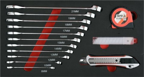WÓZEK NARZĘDZIOWY 3-CZĘŚCIOWY Z NARZĘDZIAMI YATO WÓZEK NARZĘDZIOWY 3-CZĘŚCIOWY Z NARZĘDZIAMI YATO