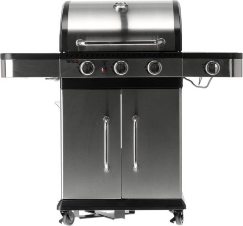 GRILL GAZOWY 3+1, STAL NIERDZEWNA 11.2KW YATO GRILL GAZOWY 3+1, STAL NIERDZEWNA 11.2KW YATO