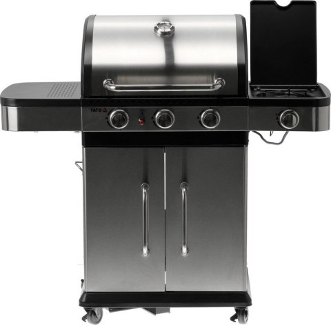 GRILL GAZOWY 3+1, STAL NIERDZEWNA 11.2KW YATO GRILL GAZOWY 3+1, STAL NIERDZEWNA 11.2KW YATO