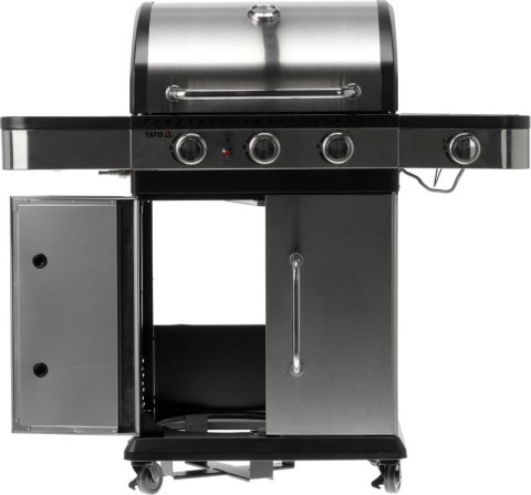 GRILL GAZOWY 3+1, STAL NIERDZEWNA 11.2KW YATO GRILL GAZOWY 3+1, STAL NIERDZEWNA 11.2KW YATO