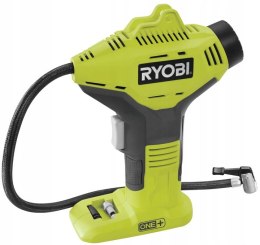 KOMPRESOR AKUMULATOROWY 18V RYOBI ONE+ 10,3 BAR | POMPOWANIE Opon, Piłek | 2Ah AKUMULATOR