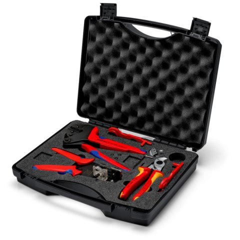 WALIZKA NARZĘDZIOWA DO FOTOWOLTAIKI MULTI-CONTACT 4, 7CZ. KNIPEX WALIZKA NARZĘDZIOWA DO FOTOWOLTAIKI MULTI-CONTACT 4, 7CZ. KNIPEX