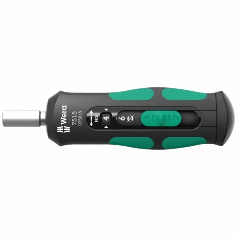 WKRĘTAK DYNAMOMETRYCZNY SAFE-TORQUE SPEED 7515,2-6 NM, 1/4'' WERA WKRĘTAK DYNAMOMETRYCZNY SAFE-TORQUE SPEED 7515,2-6 NM, 1/4'' WERA