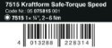 WKRĘTAK DYNAMOMETRYCZNY SAFE-TORQUE SPEED 7515,2-6 NM, 1/4'' WERA
