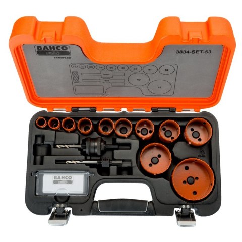 ZESTAW OTWORNIC BIMETALOWYCH 11 EL. BAHCO