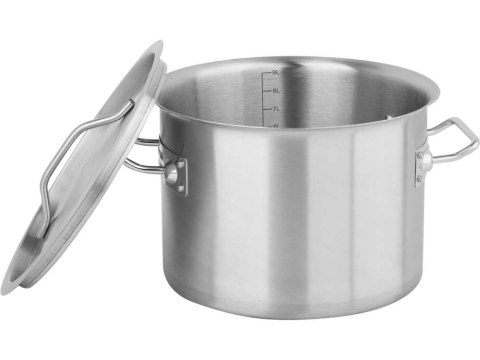 GARNEK NISKI Z POKRYWKĄ ZE STALI NIERDZEWNEJ 25X18 CM 9L YATO GASTRO GARNEK NISKI Z POKRYWKĄ ZE STALI NIERDZEWNEJ 25X18 CM 9L YATO GASTRO