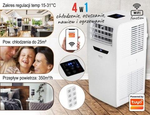 KLIMATYZATOR PRZENOŚNY CR 7853 Z WI FI CAMRY KLIMATYZATOR PRZENOŚNY CR 7853 Z WI FI CAMRY