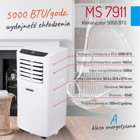 KLIMATYZATOR PRZENOŚNY MS 7911 MESKO KLIMATYZATOR PRZENOŚNY MS 7911 MESKO