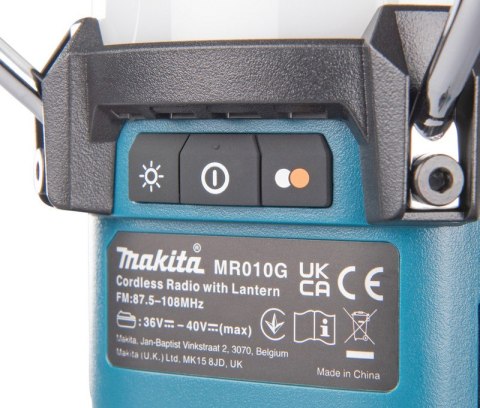 ODBIORNIK RADIOWY FM/BT Z LAMPĄ I LATARKĄ XGT MAKITA ODBIORNIK RADIOWY FM/BT Z LAMPĄ I LATARKĄ XGT MAKITA