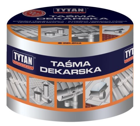 TAŚMA USZCZELNIAJĄCA DEKARSKA 30CM*10MB SREBRNA TYTAN TAŚMA USZCZELNIAJĄCA DEKARSKA 30CM*10MB SREBRNA TYTAN