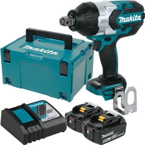 KLUCZ UDAROWY AKUMULATOROWY 3/4'' 1050NM 18V 2*5.0AH LI-ION MAKITA KLUCZ UDAROWY AKUMULATOROWY 3/4'' 1050NM 18V 2*5.0AH LI-ION MAKITA