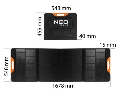 ŁADOWARKA SOLARNA, PANEL SŁONECZNY 140W NEO ŁADOWARKA SOLARNA, PANEL SŁONECZNY 140W NEO