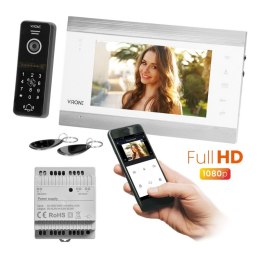 WIDEODOMOFON IP 7'' VIFIS VDP-61 VIFIS APP FHD BIAŁY VIRONE