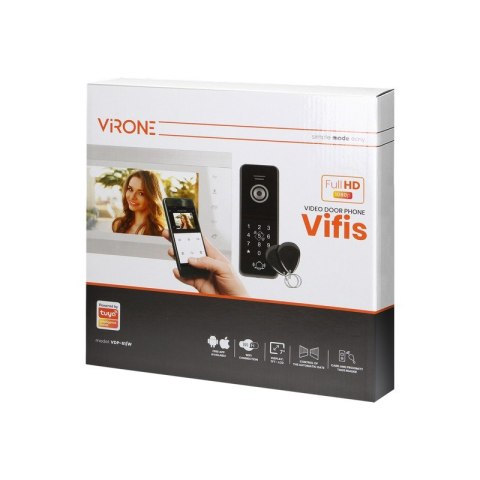 WIDEODOMOFON IP 7'' VIFIS VDP-61 VIFIS APP FHD BIAŁY VIRONE WIDEODOMOFON IP 7'' VIFIS VDP-61 VIFIS APP FHD BIAŁY VIRONE